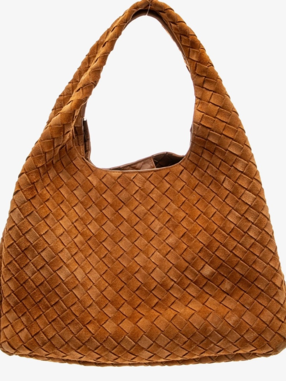 Bottega Veneta Suede Campana Tote Bag - Picture 1 of 4